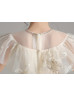 Beaded Lace Tulle Adorable Flower Girl Dress